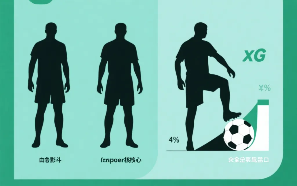 前锋、影锋与中场核心的xG与进球差异对比示意图
